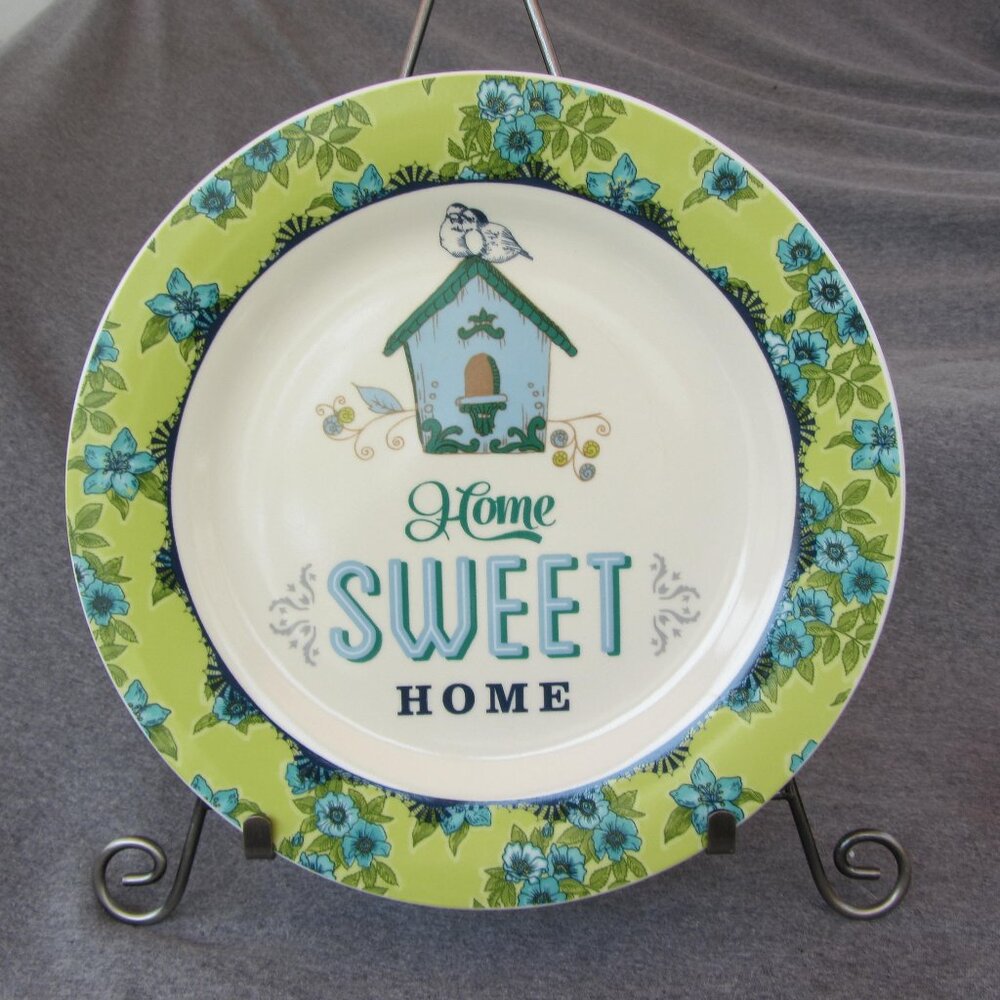 4 for $40 - Home Sweet Home plate by Maud Borup (w3319)
